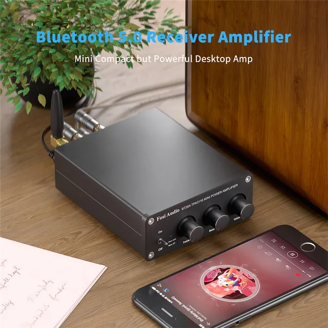 Fosi – amplificateur Audio Bluetooth BT20A Pro TPA3255, puissance sonore,  300W x2, Mini stéréo HiFi classe D, triple basse, pour Home cinéma -  AliExpress