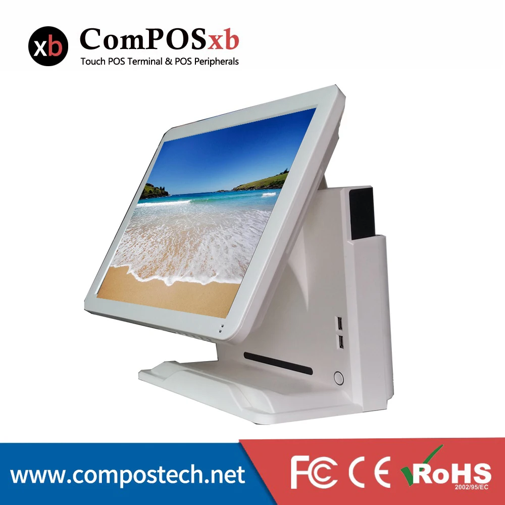 US $289.00 PC Point of sale ComPosxb pos all in one system 15 inch resistive touch screen cash register