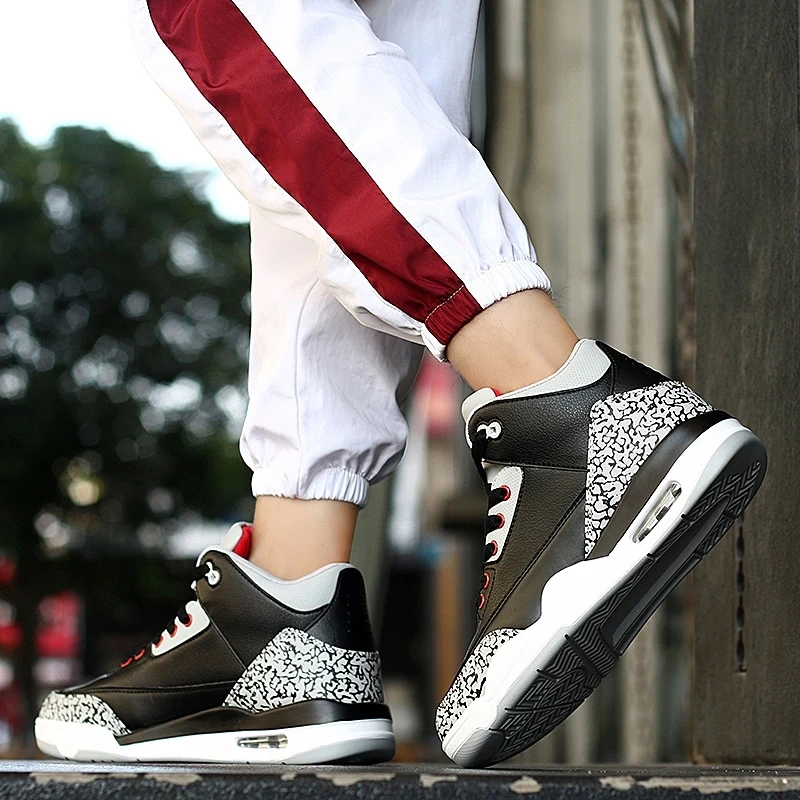 Мужские баскетбольные кроссовки высокого качества Jordan Zapatillas Basquetball Hombre Air амортизирующие кроссовки для баскетбола, мужские кроссовки в стиле ретро