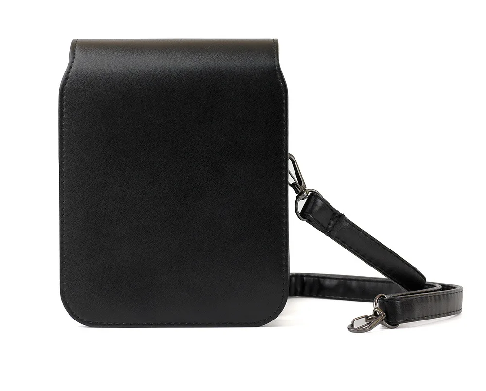 Поп цифровая камера сумка подходит для Polaroid Fit Сумка черный PU защитный чехол тренд сумка на плечо