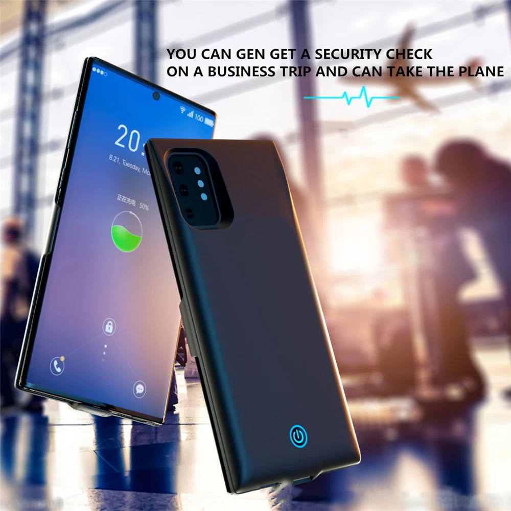 

7000mAh Ultra Slim Power case For Samsung Note 10 Plus Power Case Battery Charger Cover for Samsung Galaxy Note 10