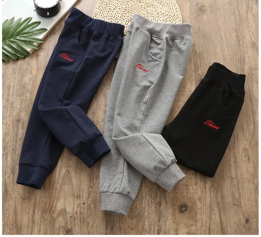 Autumn Cotton Sport Pants New Boy Pants Sweatpants Casual Sport Teenager Kids Clothes Boys Trousers