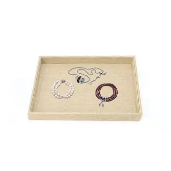

Jewelry Display Board Multi-function Tray Storage Retro Watches Earrings Brooch Bracelets Container 517F