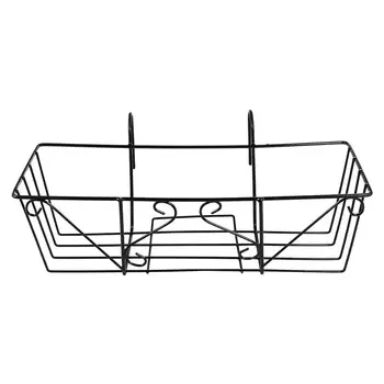 

1PC Iron Metal Plants Stand Plant Shelf Rack Balcony Flower Stand Hanging Rack Home Garden Balcony Hanging Shelf Hanging Bracket