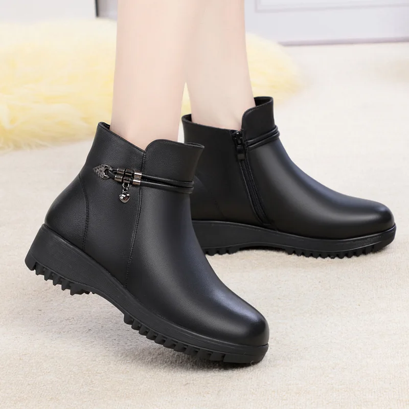 Oppa Nieuwe Vrouwen Winter Laarzen Mode Vrouwen Laarzen Waterdicht Ankle  Snowboots Warm Womens Schoenen Bont Schoeisel|Enkellaars| - AliExpress
