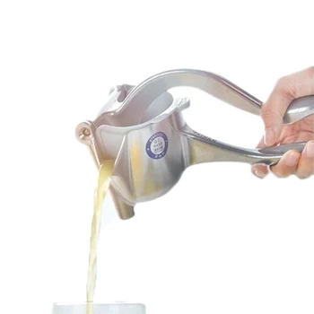 

2020 New Metal Silver Manual Juicer Fruit Squeezer Juice Squeezer Lemon Orange Juicer Press Household Multifunctional Tools