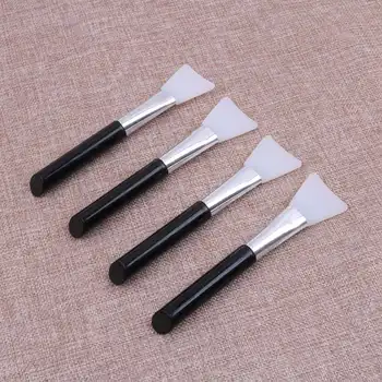 

10 Pcs/Set Professional Makeup Brushes Plastic Handle Silicone Facial Mask Cream Mixing Makeup Brush Face Skin Care Tools