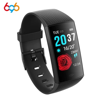 

696 CY11 Multifunction Smart Bracelet 1.14 Screen Heart Rate Blood Pressure Monitoring Pedometer Fitness Tracker Smart Band