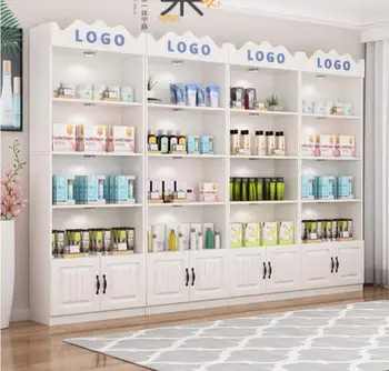 

Cosmetics display cabinet Beauty salon product shelf display shelf container display shelf Manicure cabinet display cabinet