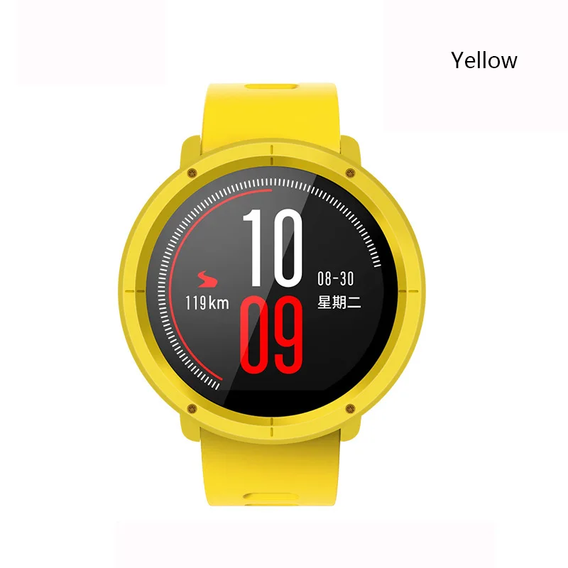 Высококачественный защитный чехол для Xiaomi Huami Amazfit Pace, спортивный чехол для смарт часов для Amazfit Pace, новые аксессуары - Цвет: Yellow