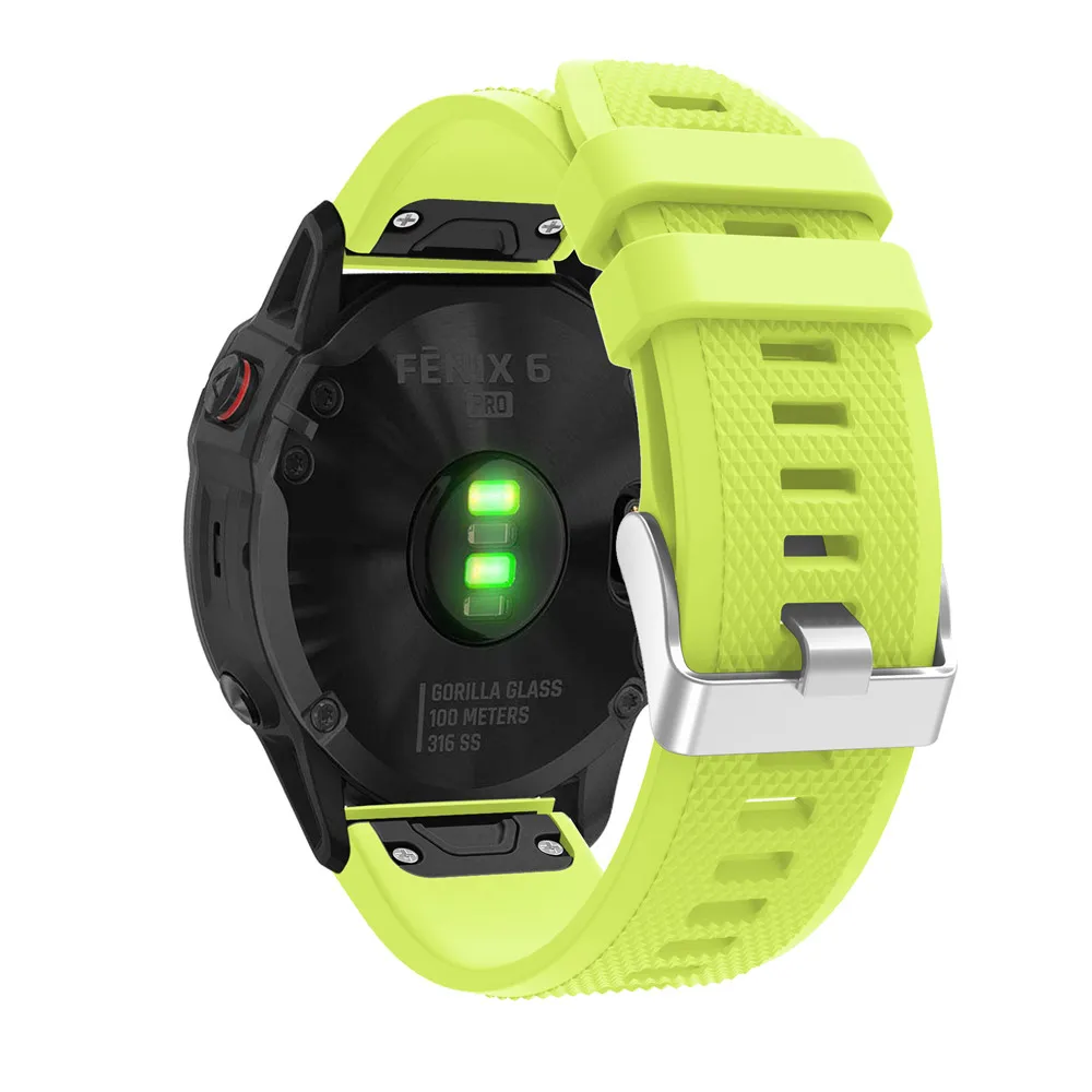26 22 20 мм ремешок для часов Garmin Fenix 5 5X 5s 3 HR для Fenix 6X6 6S Pro Watch Quick Release силиконовый ремешок Easyfit