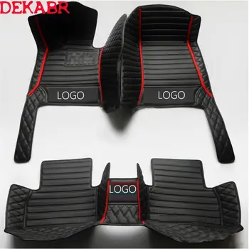

For Tesla Model 3 2012 -2019 All Models Custom Waterproof Floor Mats Car Floor Mats For Custom Auto Foot Pads Automobile Carpet