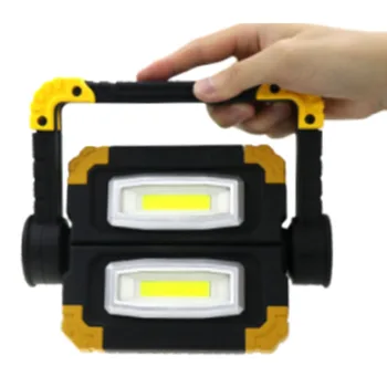 

Outdoor 360 Degree Rotation High Bright Professional COB LED Construction Site Lighting Workshop Work Light Desktop Emergency