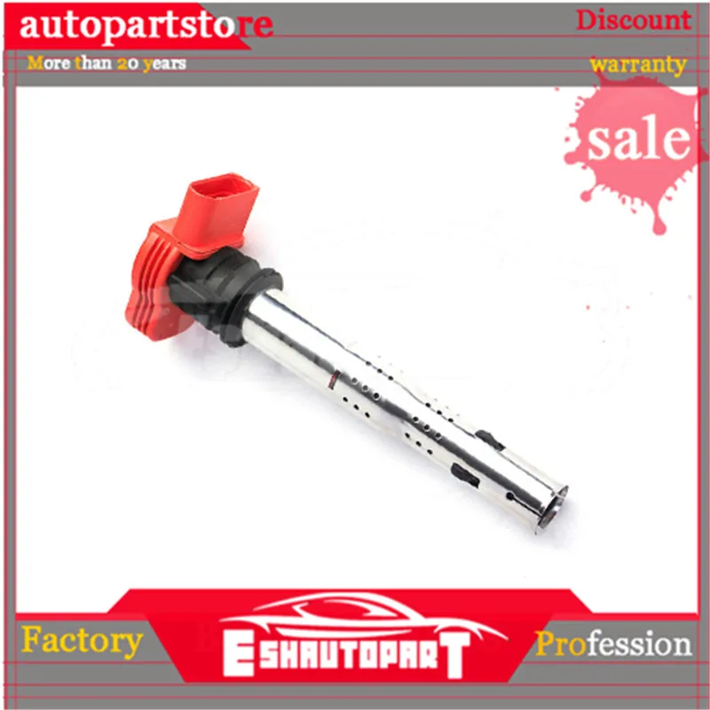 4 шт. катушки зажигания 06E905115E 06E905115A Набор для Volkswa Golf Jetta GLI Passat Tiguan CC A3 A4 A5 A6 A7 A8 TT Q3 Q5 R8 07K905715F