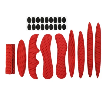 

Motorcycle Soft Cushion Shockproof Practical Easy Install Helmet Pads Set Protective Inner Lining Magic Sticker Cycling Bike