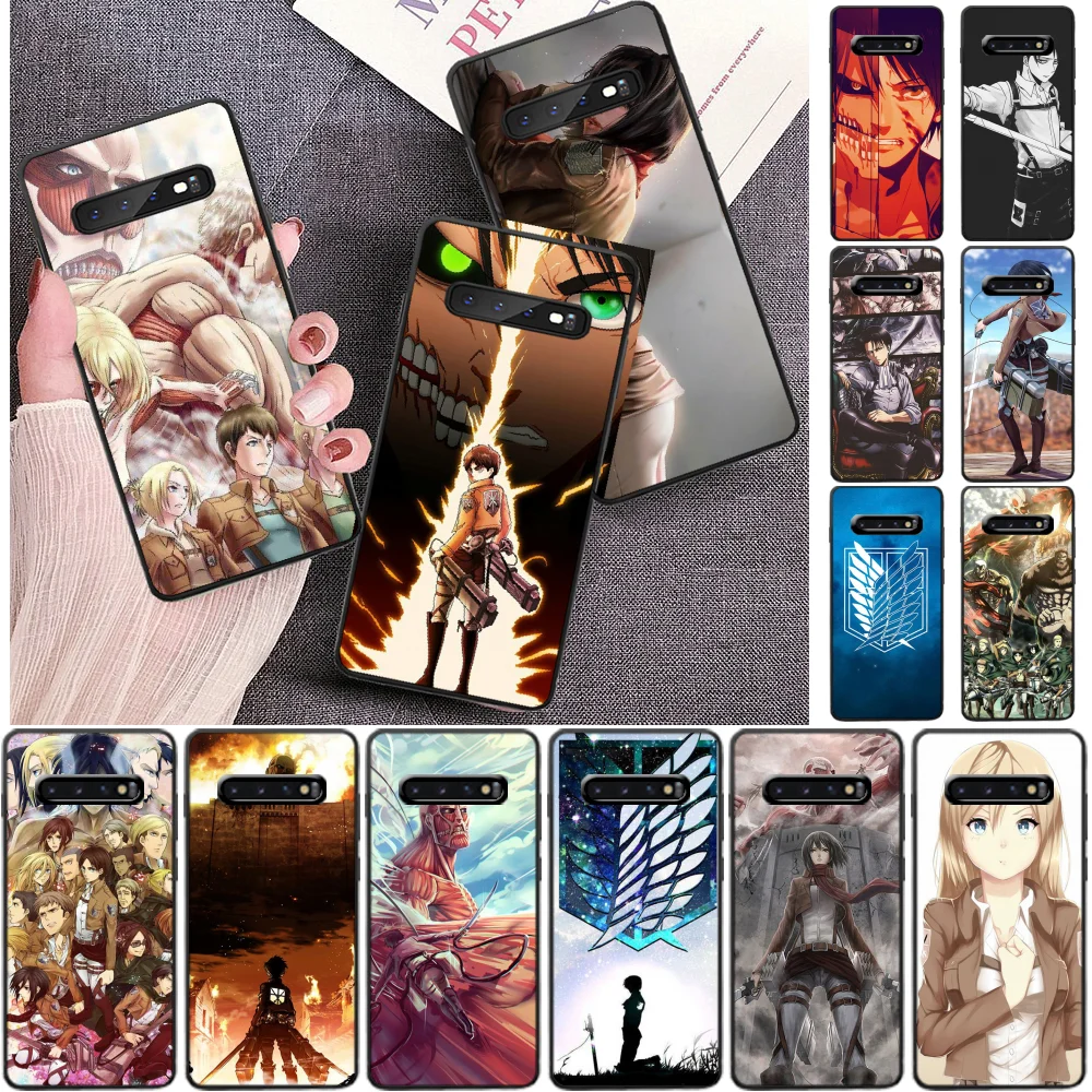 

LJHYDFCNB Attack on Titan Mikasa DIY Luxury Phone Case for Samsung S9 plus S5 S6 edge plus S7 edge S8 plus S10 E S10 plus