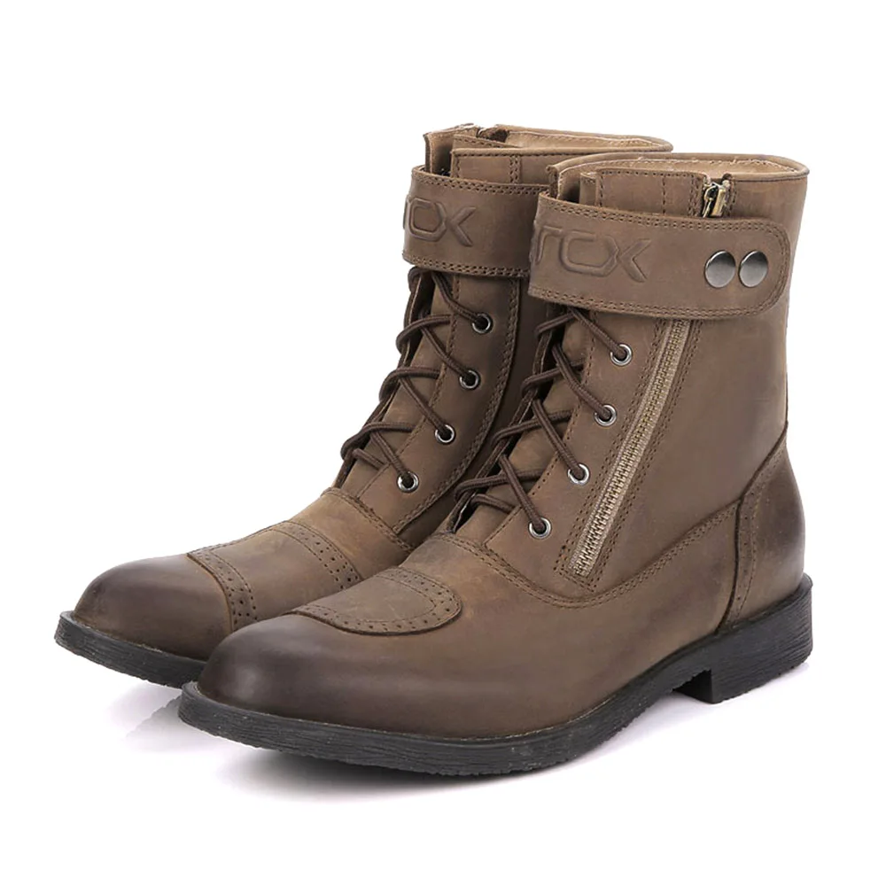 ARCX мотоциклетные ботинки для отдыха мужская кожаная обувь езды на мотоцикле