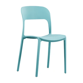 

Nordic Yi Musi Plastic Dining Chair Simple Modern Reception Discussion Coffee Table and Chair Combination Back Chair