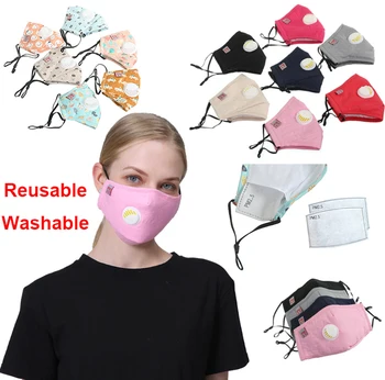 

Cotton Mask Mouth Mask Valve Mask Activated Carbon Filter Windproof Mouth-muffle Face Masks