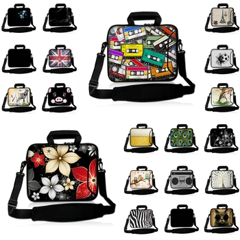 

Laptop Messenger Handle Briefcase Neoprene 10 12 13 14 15 17 15.6 13.3 11.6 Notebook Shoulder Strap Case Bag For Toshiba Macbook