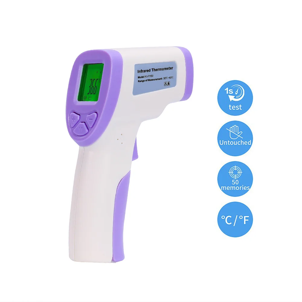 

Baby Adult Forehead Infrared Thermometer Non-contact Digital body Thermometer Infrared With LCD Backlight For Children&Adults