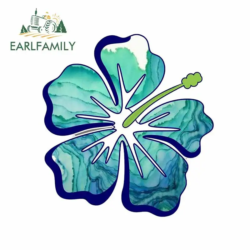 EARLFAMILY 13 см x 12 1 для Гавайского гибискуса цветок искусство личность доска серфинга