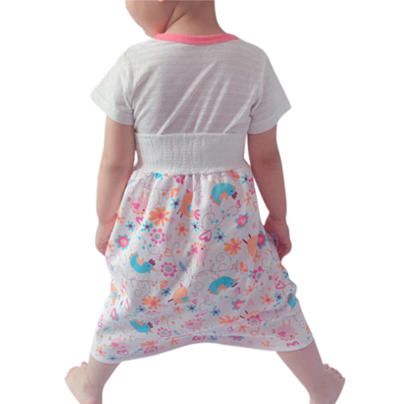 

Kids Training Pants Cloth Diaper Skirts Printing Baby 2 In 1 Diaper Skirt Shorts Anti Bed-wetting Night Sleeping Potty Training