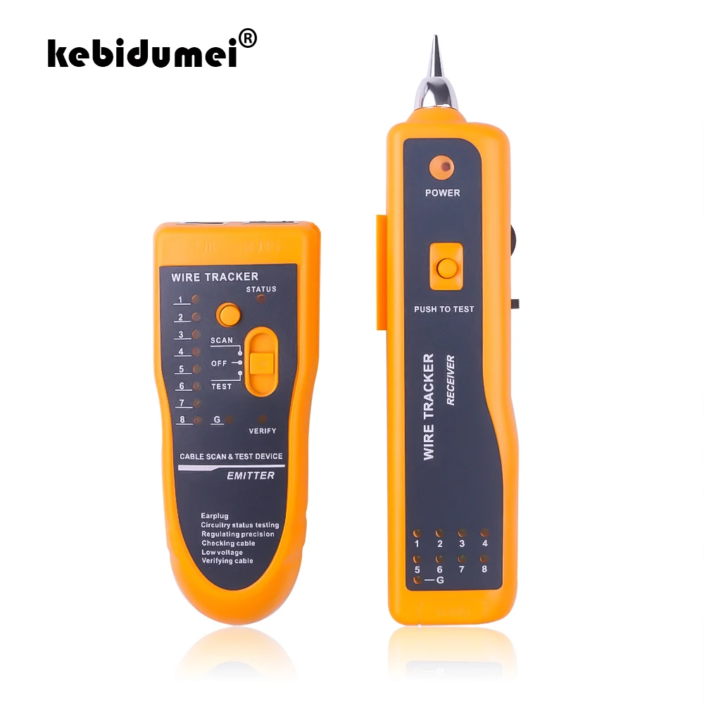 RJ11 Cable Tester Telephone Wire/LAN Network Tone Generator Probe Tracker Tracer 