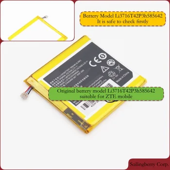 

Original battery suitable for ZTE-mobile with battery model Li3716T42P3h585642（Please check this model firstly）