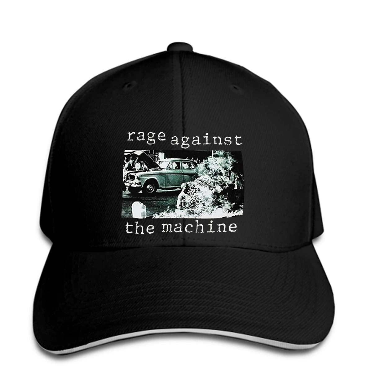 Новая мужская Черная бейсбольная кепка Rage Against The Machine RATM Rock Band модная бейсболка