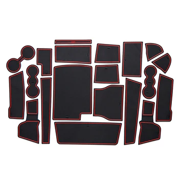 

Anti-Slip Rubber Gate Slot Mat Cup Mats for VW Teramont Atlas 2017 2018 2019 Volkswagen Internal Accessories Stickers Styling