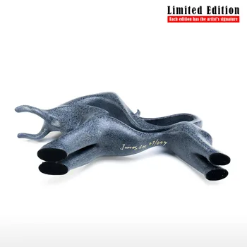 

New Extrados Cattle Abstract Cattle Aluminum Animal Statue Aluminum Decorative Statue Tabletop Decor China Ancient Crafts