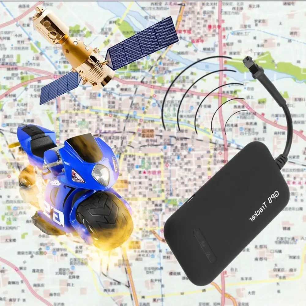 Аварийный четырехдиапазонный встроенный антенный автомобильный gps-трекер GT02A Google Link GSM/SMS/GPRS онлайн отслеживание реального времени