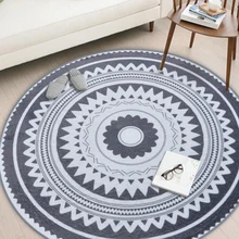 Новое поступление, круглый ковер для гостиной, нескользящий коврик, ковер для дома, ковер для детской комнаты, Детский ковер для спальни
