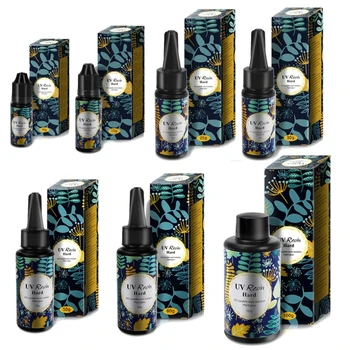 

UV Resin Crystal Clear Hard Type Resin Mold Glue Ultraviolet Curing Resin Sunlight Activated Resin Jewelry Making Crafts