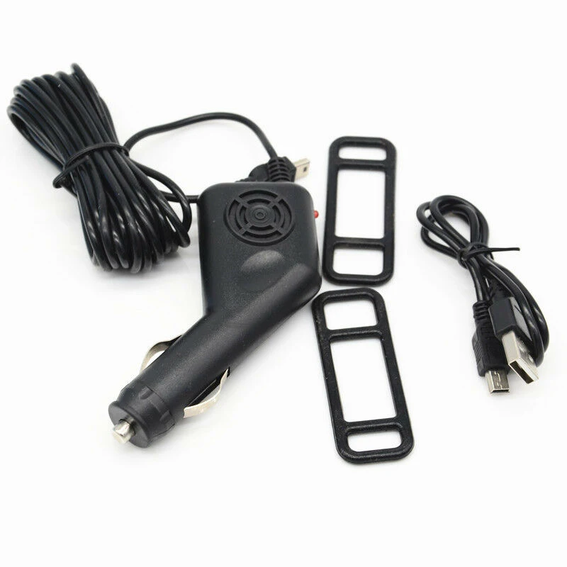  2.4 Inch HD Car DVR Mirror Rear View Mirror Camera IR Night Vision Recorder 12-24V Car Charger Car 