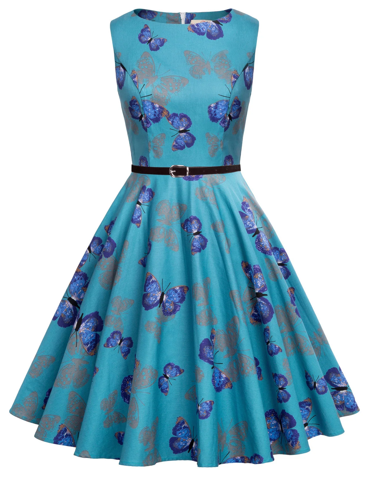 S 50s Винтажные наряды летнее хлопковое платье с поясом в стиле Одри Хепберн, Vestidos размера плюс Лондон принцессы Повседневное вечерние в стиле пин-ап платье