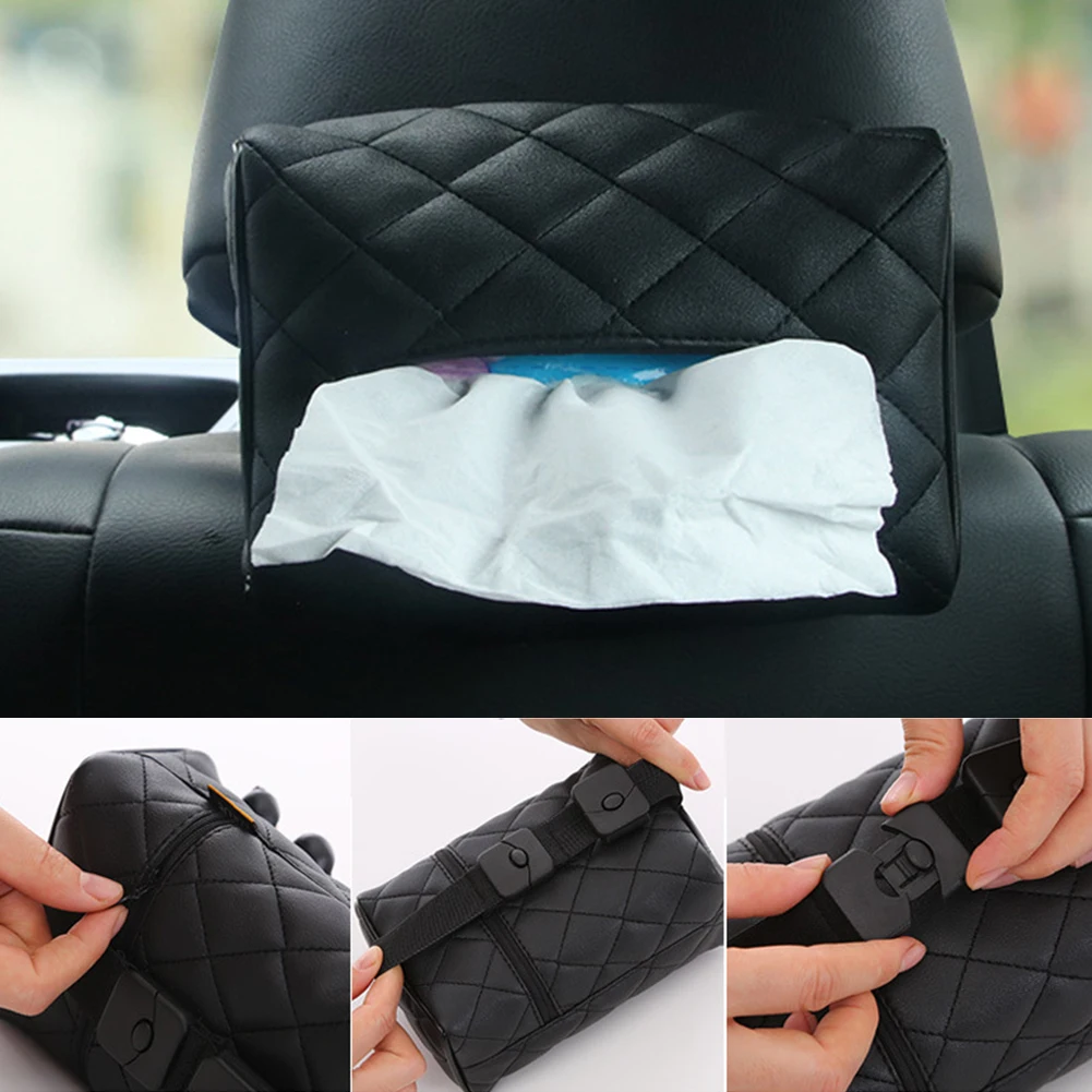 Солнцезащитный козырек прямоугольник автомобильный бумажный лоток легкий универсальный легко установить практичный стул назад подвесная коробка из ткани многофункциональный