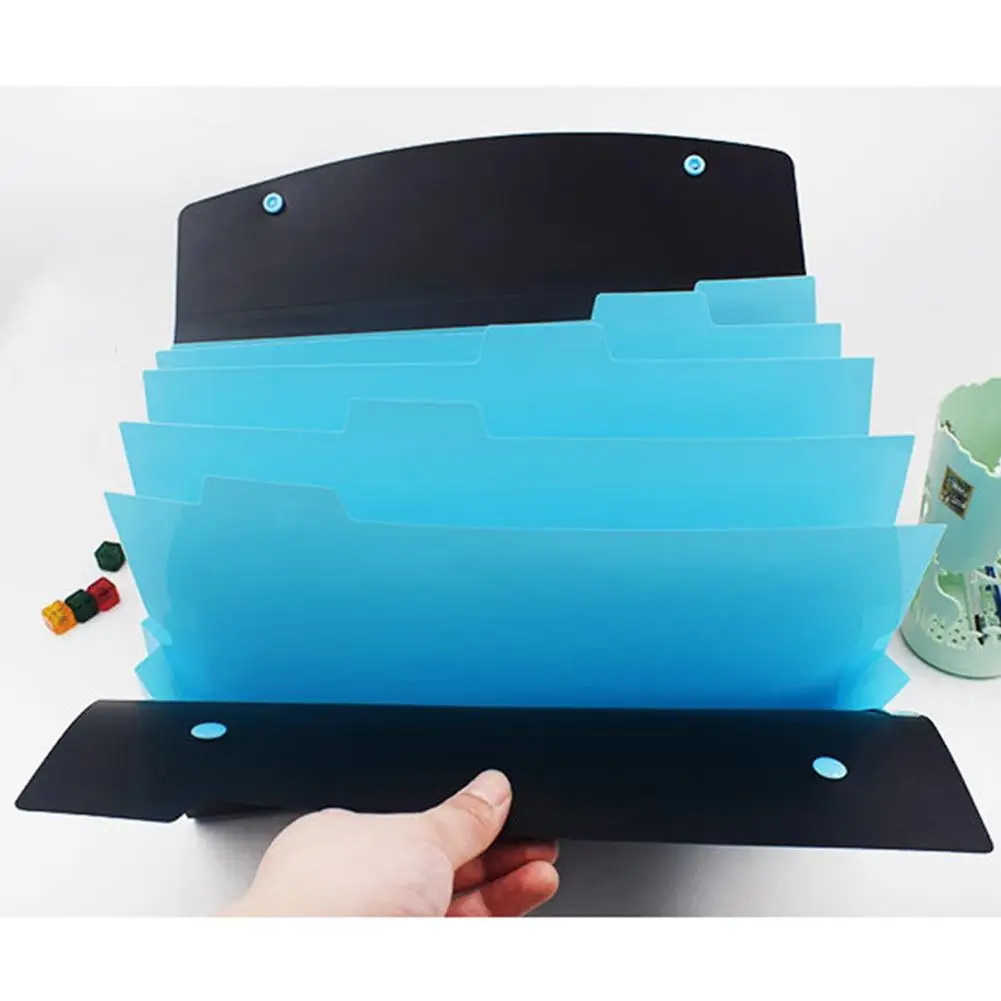 

Double Twist Expanding File Folder Student A4 Color Folder Organizer Data Multilayer Storage File Bag