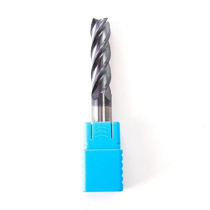 ZGT Endmill Metal Cutter Fresa HRC50 4 Flute Alloy Carbide Tungsten Steel Milling Cutter End Mill 6mm 8mm 10mm 12mm 16mm 20mm