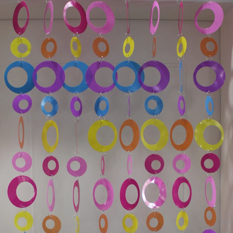 Colored plastic Curtain children's room cartoon decorative curtain Interior home decoration window curtains decor curtains