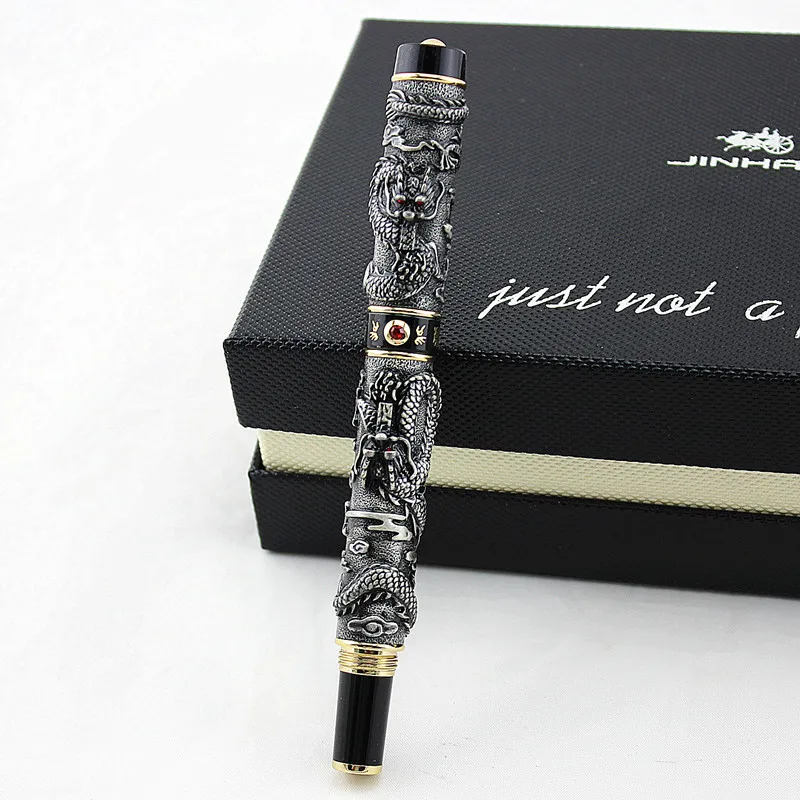 

Chinese Jinhao Ssangyong Opera Ball Calligraphy Special Hard Pen Adult Calligraphy Retro Embossed Art Signature Signature Pen