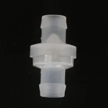 2pcs 3,4,6,8,10,12mm Plastic One-Way Non-Return Pagoda Inline Fluids Check Valve for Fuel Gas Liquid Ozone-Resistant Water Stop