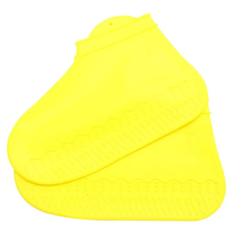 Silicone Waterproof Shoes Covers Outdoor Cycling Travel Anti-slip Rainproof Wear-Resistant Overshoes