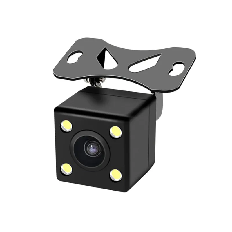 New 4 LED 170 Degree Wide Angle Car Rear View Camera Intelligent Reversing Track Backup Camera  HD Comes with Dynamic Trajectory