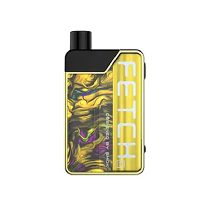 SMOK Fetch Mini Pod Vape комплект акриловая Версия 3,7 мл картридж 1200 мАч батарея RPM сетка 0.4ohm Nord DC катушки испаритель - Цвет: Acrylic Fluid gold