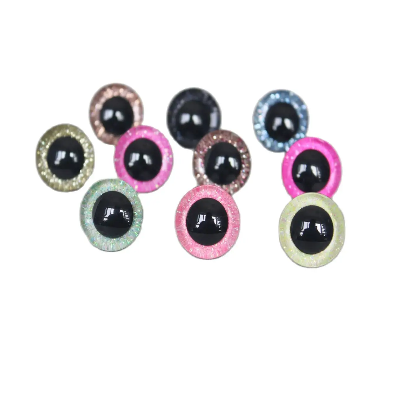 20Pcs Creative DIY Doll Eyes Fake Eyes DIY Supplies Exquisite Plush Toy Eyes