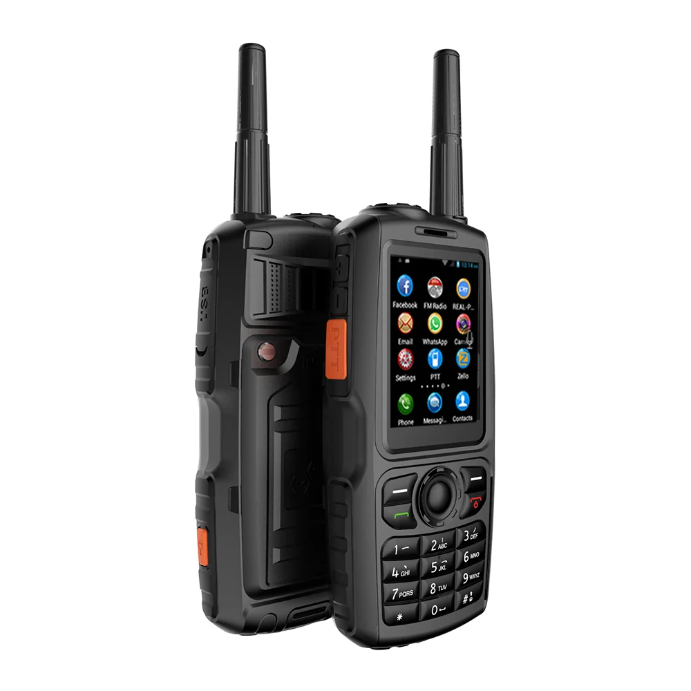 A18 WCDMA/GSM 3g радио IP68 водонепроницаемый мобильный телефон PTT UHF Walkie Talkie смартфон Dual SIM работает с Zello PTT