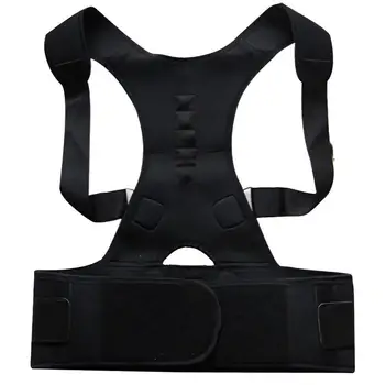 

Adjustable Magnetic Posture Corrector Support Magnetic Lumbar Back Shoulder Brace Belt for Men Women