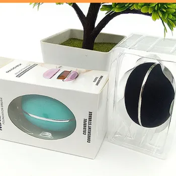 

1Set Makeup Brush Portable Mini Cosmetic Brush Foundation Concealer Eye Shadow Oval Egg Make Up Brush